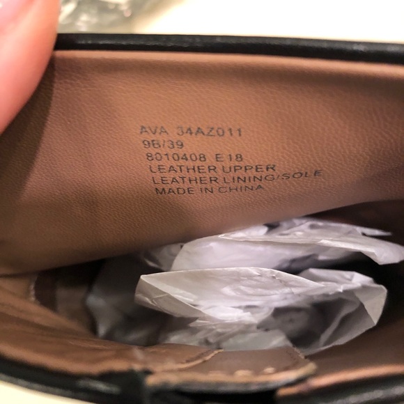 BCBGeneration Ava black leather booties size 9 - Picture 8 of 9